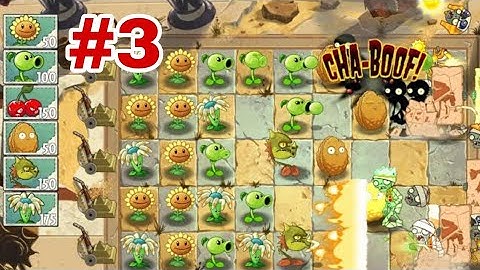Plants vs. Zombies 2: It’s about Time - Gameplay Walkthrough Part 3 - Ancient Egypt (iOS)