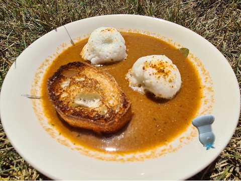 Savory Floating Island Recipe, Bouillabaisse Style