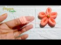 DIY Easy Woolen Flower Ideas with Finger - Easy Flower Making - Hand Embroidery Trick - Sewing Hack