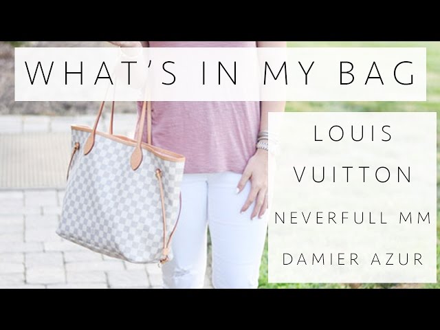 LV Neverfull MM bag review, What's in My Bag