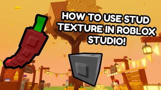 HOW TO GET STUD TEXTURE IN 2026 ROBLOX STUDIO