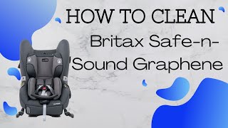 How to wash a Britax Safe-n-Sound Graphene Car seat
