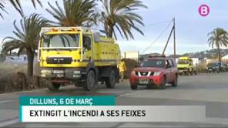 Extingit Lincendi Que Ha Cremat 8 Hectàrees De Ses Feixes