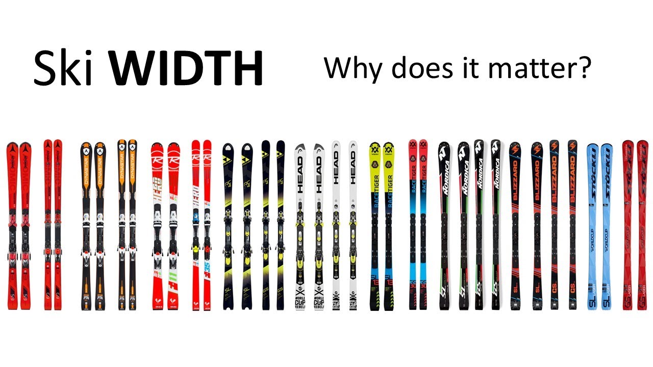 Ski width: Why does it matter?