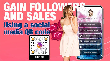 How to grow your Followers and Sales using a Social Media QR code | Social Media QR code