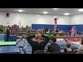 Laswans beam routine for the super gymnastics meet march 2019