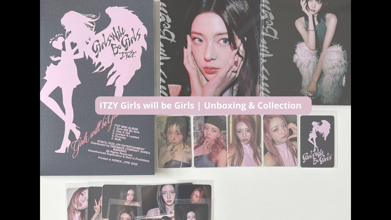ITZY – Girls Will Be Girls | Folder Ver. + Lia & Yeji Binder Ver. Unboxing
