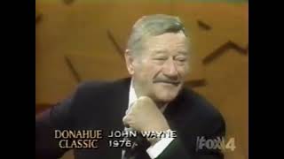 John Wayne on Supporting Ronald Reagan vs Gerald Ford in the 1976 Election