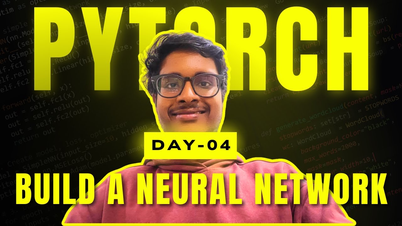 Your First PyTorch Neural Network — Let’s Code It! - YouTube