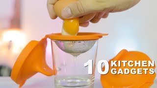 TRYING FUNNY KITCHEN GADGETS - PART 10! 