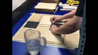 Wrapping the cover of a 3-ring binder