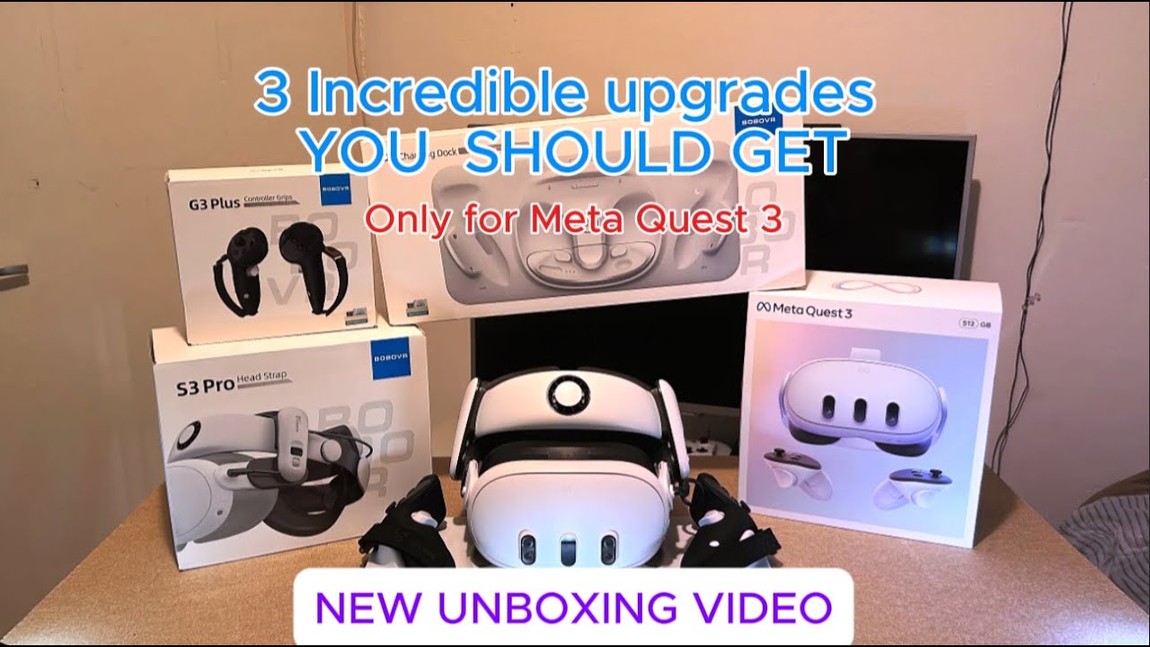 Unboxing incredible upgrades for my Meta Quest 3 - YouTube