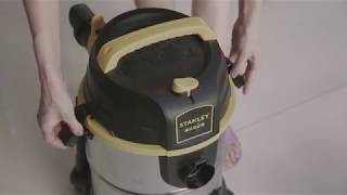 STANLEY 干湿两用桶式吸尘器