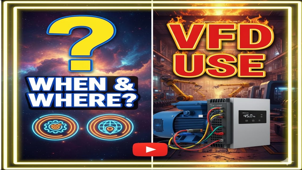 VFD - कहाँ और कब लगाना हैं - Why & When to Install for best saving.