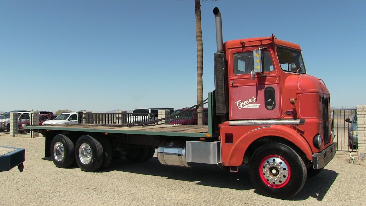 Mike Green's Mostly Original Peterbilt 350 Cabover Hay Truck Yuma