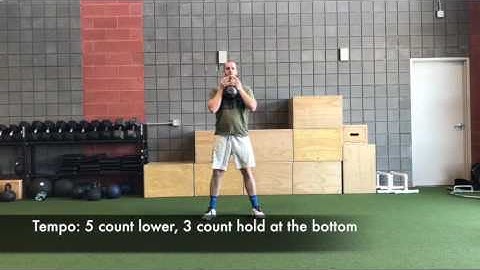 Goblet Pause Squats