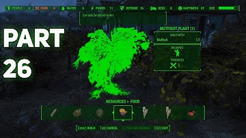 Fallout 4 - Part 26 - PLANTS - Walkthrough Playthrough Gameplay No commentary