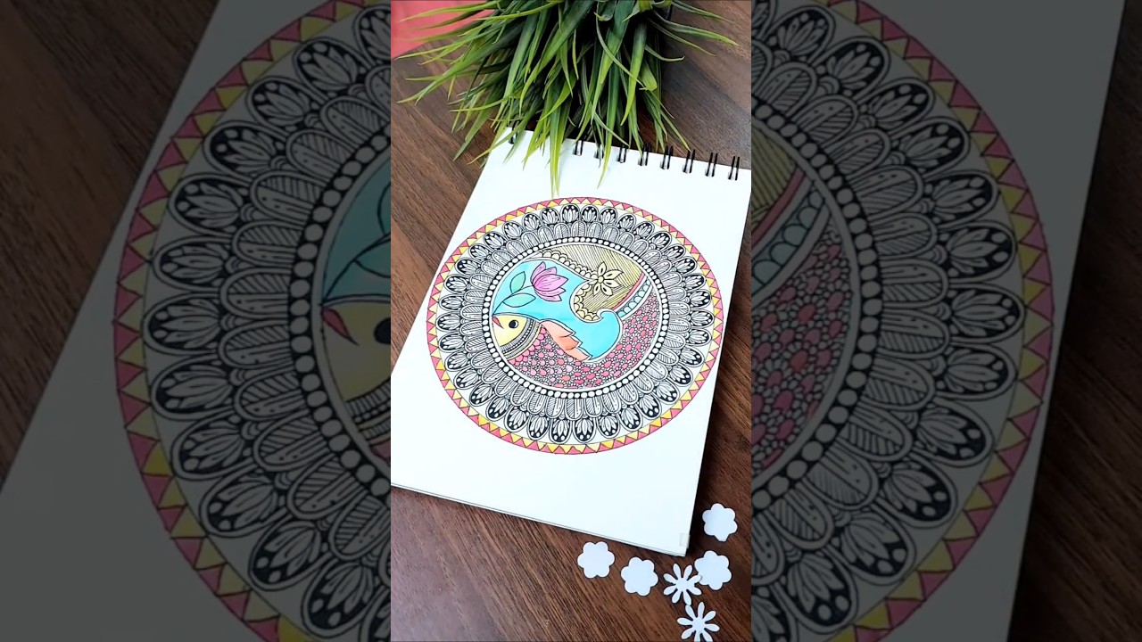 Madhubani × Mandala | A Colourful fusion of Traditions
