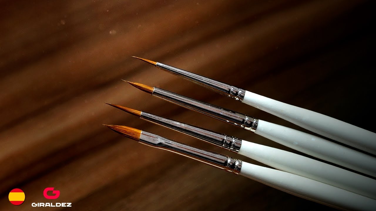 PINCELES para pintar tus MINIATURAS de Warhammer, D&D,......