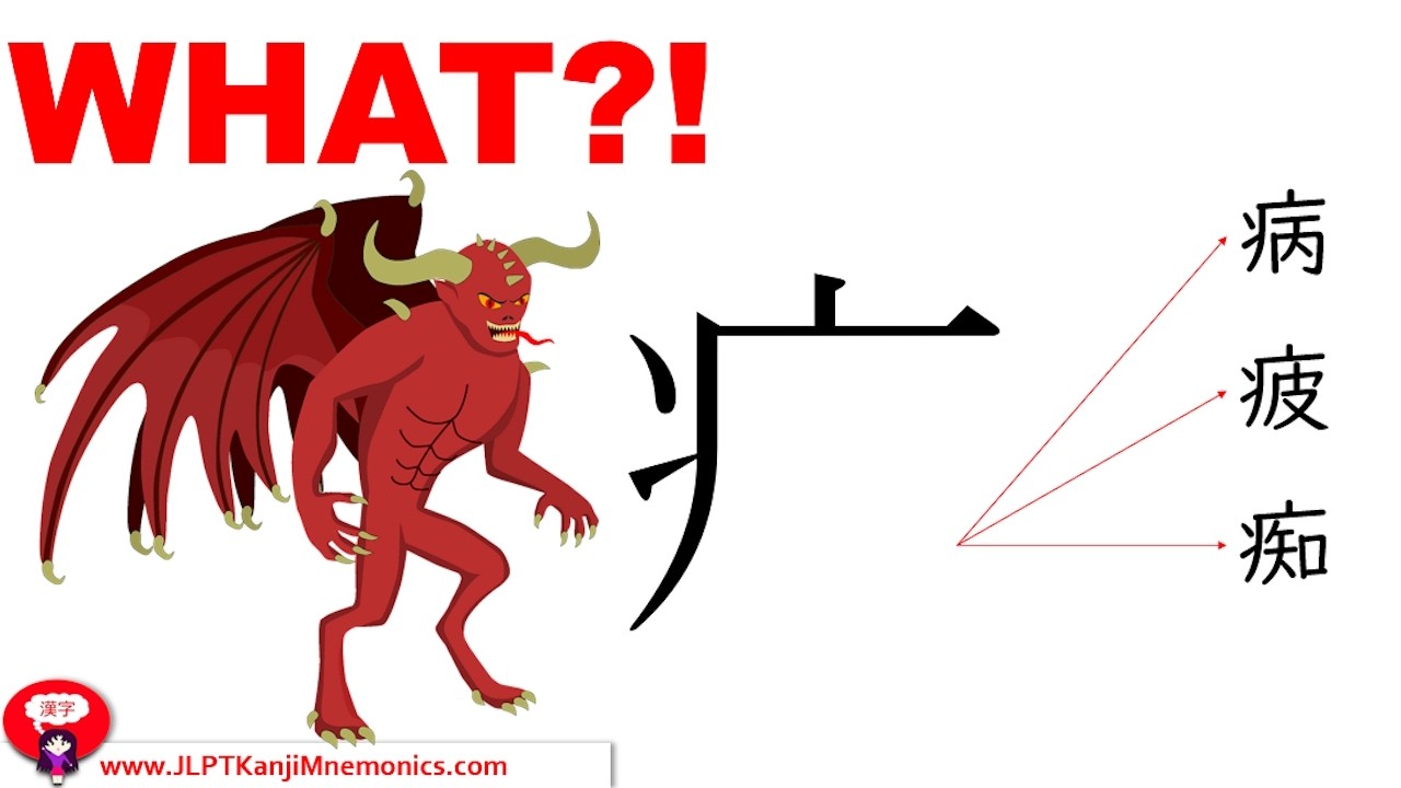 Самый болезненный радикал в иероглифах… 疒