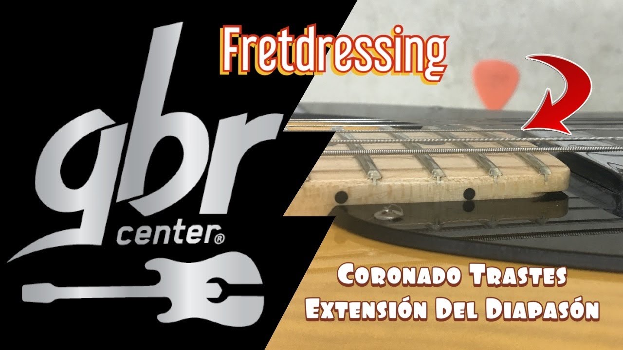 Como Coronar Trastes Sobre el Cuerpo de la Guitarra