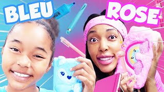 CHASSE AUX FOURNITURES SCOLAIRES 2022 BLEU VS ROSE  BACK TO SCHOOL CHALLENGE