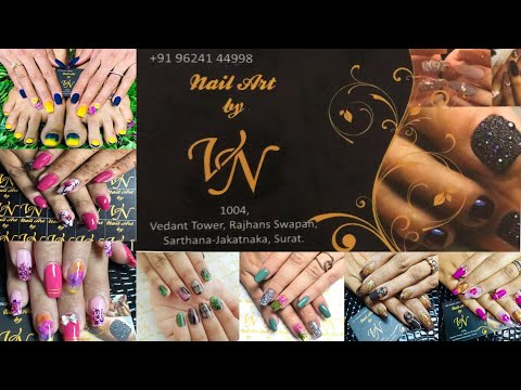 GEL POLISH ON NATURAL NAIL WITH NEON FRENCH TIPS || VN NAIL EXTENSION