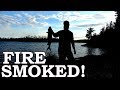 Catch and Cook Fire Smoked Trout and Wild Edibles Berry Cake