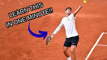 How To Get The Perfect Serve In One Minute!!! 