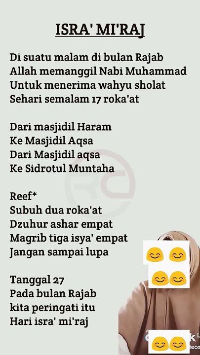 Viral - Lagu Isro Mi'raj