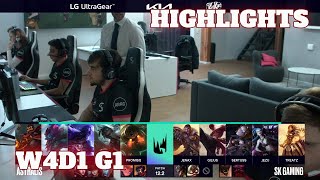 AST vs SK - Highlights | Week 4 Day 1 S12 LEC Spring 2022 | Astralis vs SK Gaming W4D1