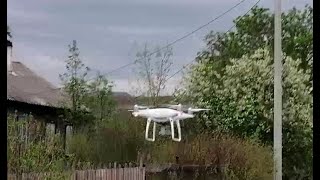 Взлёт и посадка дрона в Киселёвске