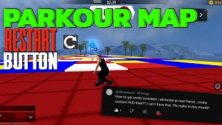 Free fire craftland Parkour map restart button script | free fire max | #zomjogaming #ffmc  screenshot 1