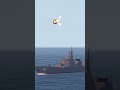 FIM-92 Stinger In Action - Attack On Russian Warship Simulation. #shorts #missile