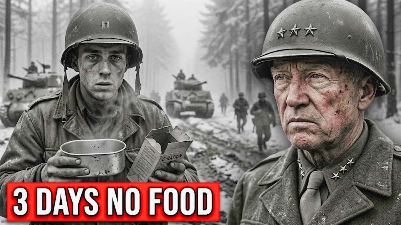 What Patton Did After His Men Went 3 Days Without Food?