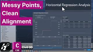 Civil 3D 2027: Horizontal Regression Analysis - Best-Fit Alignments from Survey Data