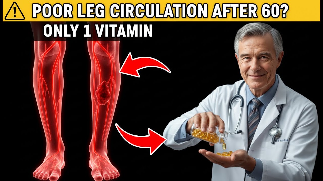 Boost Blood Circulation After 60: 5 Warning Signs & The Ultimate Vitamin | Health Tips