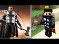 EN GELİŞMİŞ GERÇEKÇİ SÜPER KAHRAMAN MODU! - Thor (Minecraft)