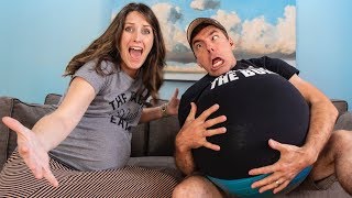 Extreme Labor Simulator Gone Wrong  Dad Has HUGE Baby Belly