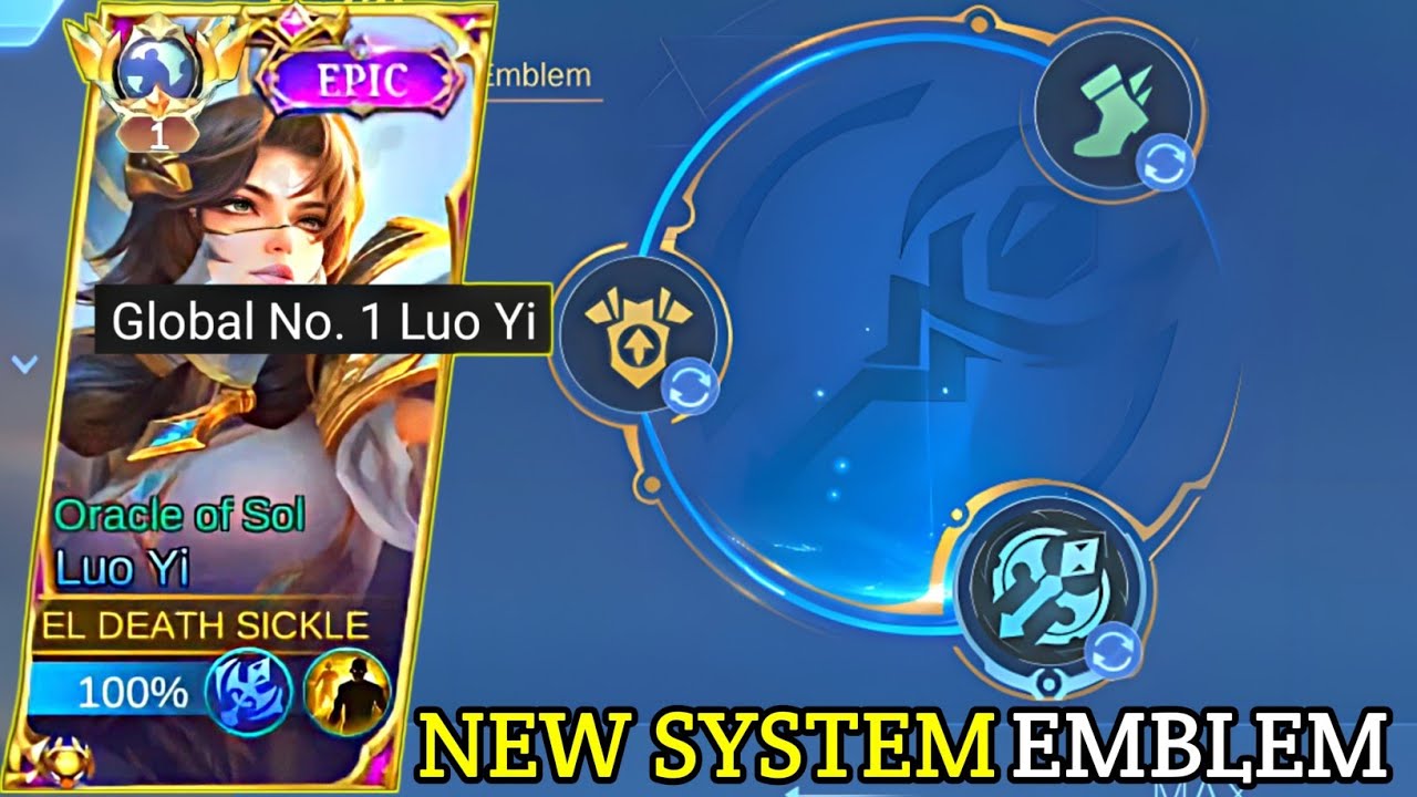 LUO YI BEST BUILD & EMBLEM FOR NEW SYSTEM EMBLEM!! AFTER UPDATE | MLBB ...