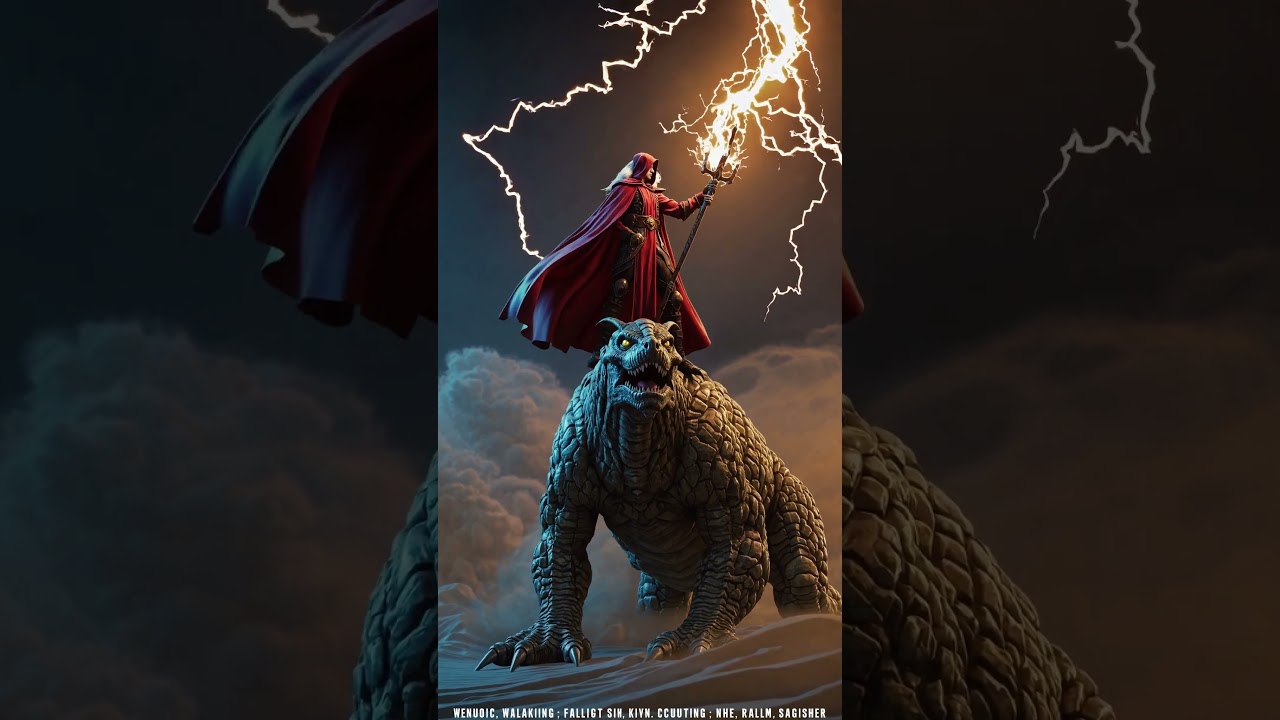 Man and Dragon | A Mythical Journey Through Nature | RDFX AI