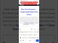 Instagram Blue Name Generator 🔵 | Create Blue Stylish Name for Instagram Bio (2026 New Trick)