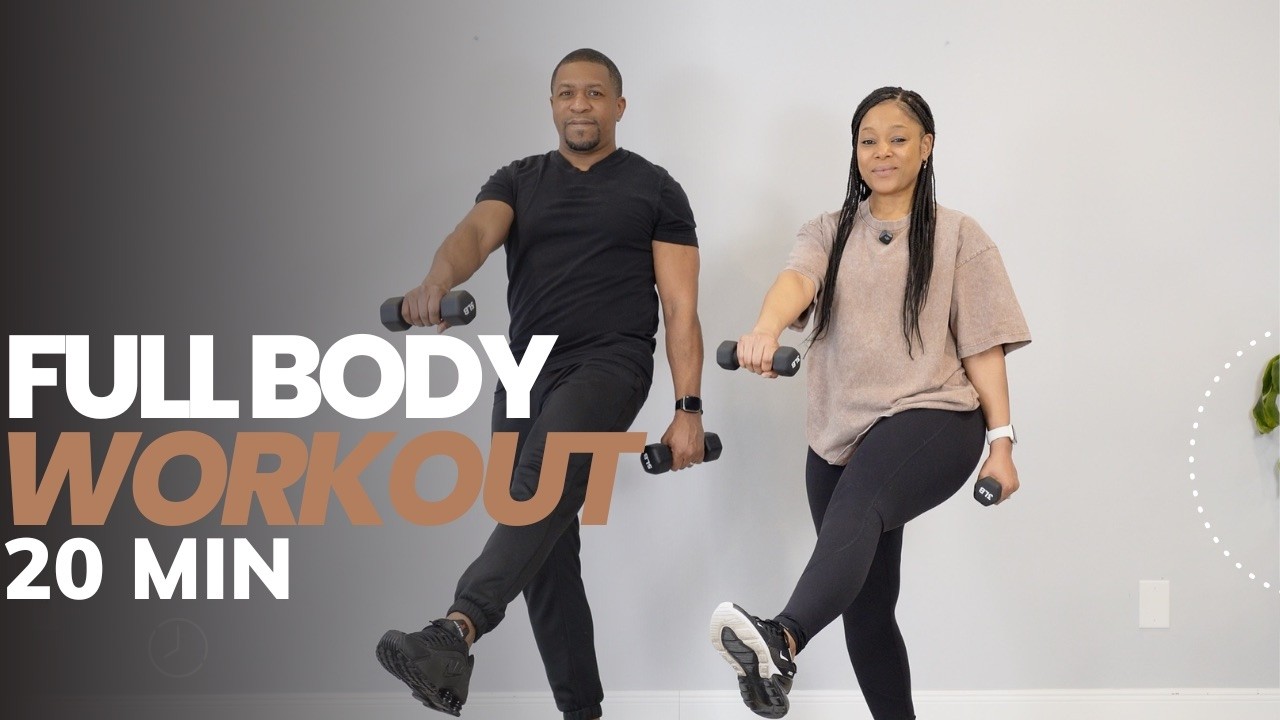 Full Body Dumbbell Workout | 20 Minutes Light Weights - YouTube