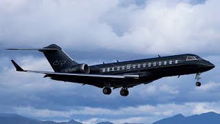 Private Jet Takeoff And Landing in Van Nuys | ft. 900EX, Glex, GLF4, G550, G600