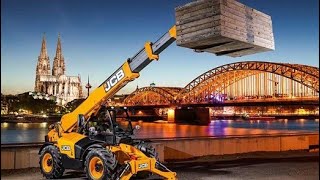 Heavy Equipment Operator JCB 540 Telehandler | How to Un Load a Truck With Telescopic Telehandler