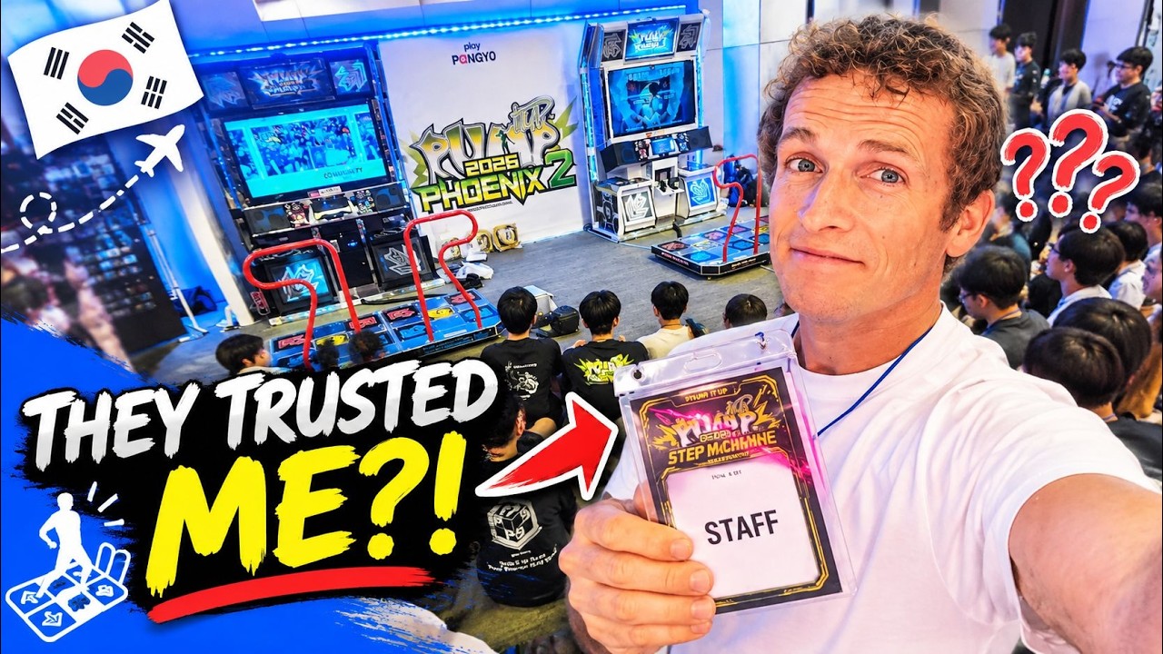 They Trusted ME to Judge a Korean Pump It Up Tournament!? 🇰🇷