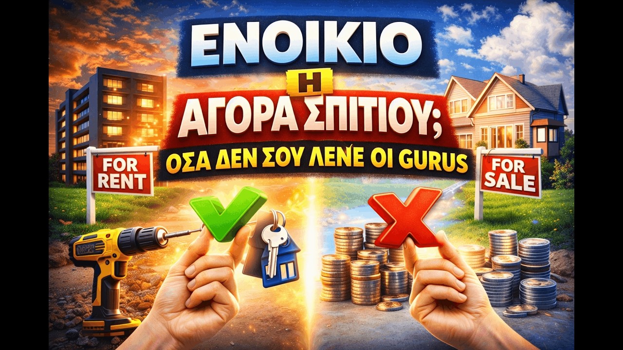 Ενοίκιο vs Αγορά vs Επένδυση: Ποια Συμφέρει ΠΡΑΓΜΑΤΙΚΑ;