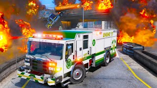 Entire City Burning on St. Patrick's Day in GTA 5!