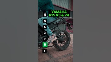Maximum speed for each gear on a YAMAHA R15 v3 & v4 #r15v3 #r15v4 #shorts #trending #bikes