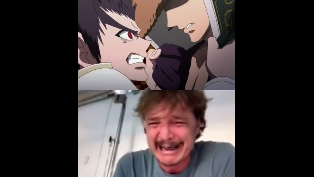 Pedro Pascal crying - Ishimaru and Mondo - Danganronpa